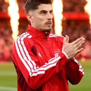 Arsenal FC 26 27 Home Anthem Red Zipper Jacket