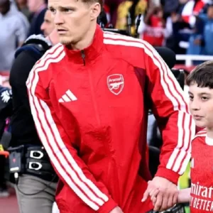 Arsenal FC Home Anthem Red Jacket