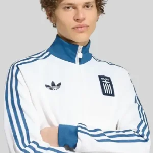Buy Adidas 2026 Greece White Track Jacket
