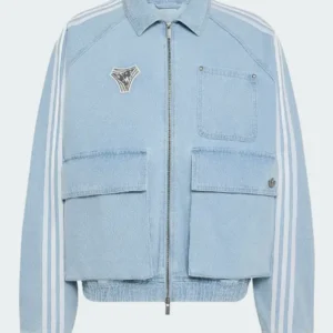 Buy Adidas Adilenium Box Pockets Blue Denim Jacket