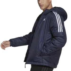 Buy Adidas Essentials Insulated Blue Hooded Jacket