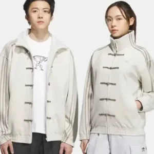 Buy Adidas Lunar New Year White Jacket For Men and Women