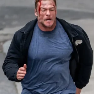 Buy Alan Ritchson TV Series Reacher 2026 Jack Reacher Black Zip-Up Jacket