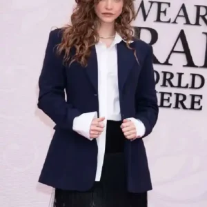 Buy Barbara Palvin The Devil Wears Prada 2 Premiere Night 2026 Blue Blazer For Women