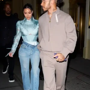 Buy British Racing Driver Lewis Hamilton NYC 2026 Fear of 13 Grey Zip-Up Jacket
