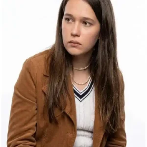 Buy Cailee Spaeny TV Series Beef S02 Ashley Miller Brown Corduroy Jacket For Men and Women