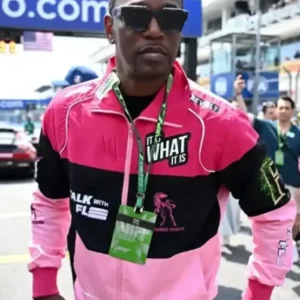Buy Cam’ron Pharrell Grand Prix 2026 Pink Racing Track Jacket For Men and Women