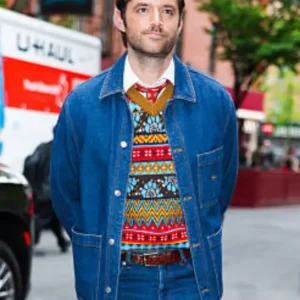 Buy Connor Hines 2026 Love Story John F. Kennedy Jr. and Carolyn Blue Denim Jacket For Men and Women