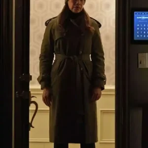 Buy Gina Torres Memory Of A Killer 2026 Linda Grant Green Trench Coat For Women