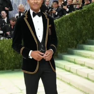 Buy Jaafar Jackson Met Gala 2026 Costume Art Exhibition Black Suit