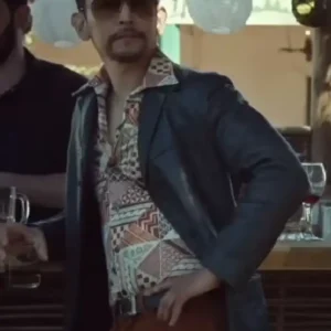 Buy John Cho The Sympathizer 2025 James Yoon Black Leather Jacket