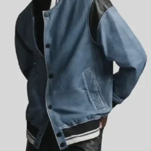 Buy Kam Patterson Saturday Night Live S51 Blue Denim Bomber Jacket