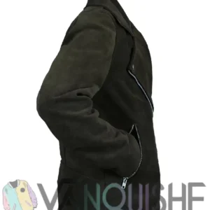 Buy Kristina Corinthos-Davis General Hospital 2026 Kate MansiOlive Green Suede Leather Moto Jacket