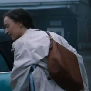 Buy Lisa Thrash 2026 Phoebe Dynevor White Cotton Trench Coat