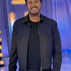 Buy Luke Bryan TV Show American Idol 2026 Black and Blue Jacket For Men and Women