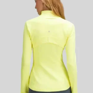 Buy Lululemon Yellow Zip-Up Jacket For Women