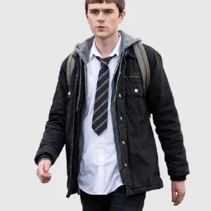 Buy Mitchell Robertson 2026 TV Series Half Man Young Niall Black Cotton Jacket