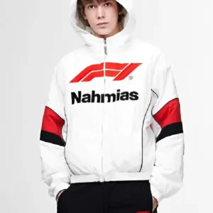 Buy Nahmias x F1 Warm Up Full-Zip White Race Jacket