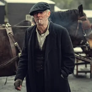 Buy Ned Dennehy Peaky Blinders The Immortal Man Charlie Black Wool Long Coat For Men