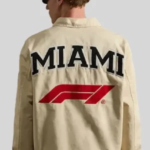 Buy Pacsun x Formula 1 Miami Grand Prix Workwear Tan Brown Jacket