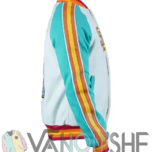 Buy San Diego Padres 2026 La Catrina City Connect White and Aqua Green Varsity Jacket for Men and Women
