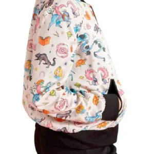 Buy Sara Pascoe TV Series Zero Stars S01 Whimsical Printed Bomber Jacket