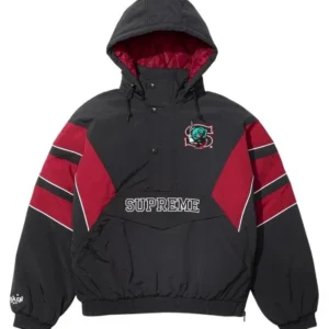 Buy Supreme SALEM Half Zip Stadium Jacket