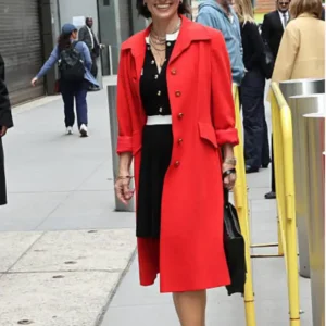 Buy Zimmer New York City 2026 Red Wool Coat For Women