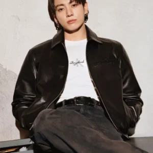 Calvin Klein Jungkook Leather Jacket