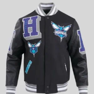 Charlotte Hornets Mashup Varsity Jacket