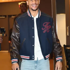Cleveland Cavaliers Vs New York Knicks Josh Hart Varsity Jacket