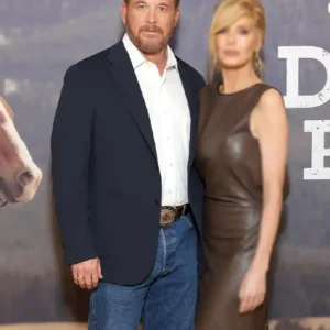 Cole Hauser Special Screening Dutton Ranch Blue Blazer For Men