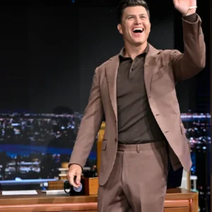 Colin Jost The Tonight Show Starring 2026 Jimmy Fallon Suit For Men