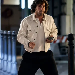 Date Night Italy Aaron Taylor-Johnson Jacket