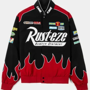 Disney Pixar Cars By Shoe Palace McQueen’s Iconic #95 Flames Racing Bomber Jacket