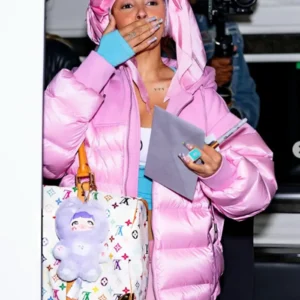 Doja Cat Pink Puff Hoodie Jacket