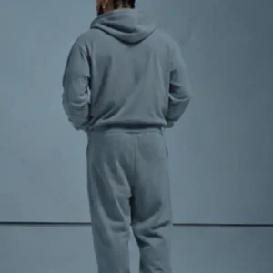 Drake Janice Iceman Album STFU Grey Zip-Up Hoodie Tracksuit