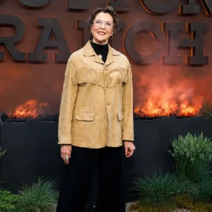 Dutton Ranch Premiere NY 2026 Annette Bening Jacket
