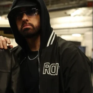 Eminem Detroit Courtside for the Pistons vs Cavaliers Game Jacket