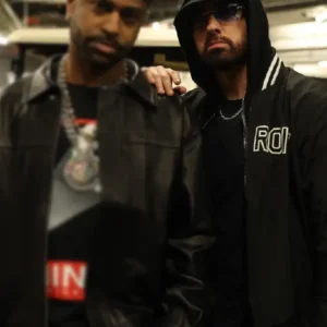 Eminem Pistons Game 5 Black Hooded Jacket