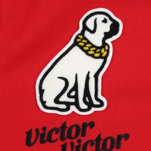 Eric Emanuel Victor Victor Red Varsity Jacket For Men and Women