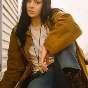Faces of Death Charli XCX Brown Jacket