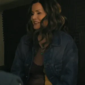 Geena Davis 2026 TV Series The Boroughs S01 Renee Joyce Blue Denim Jacket For Women
