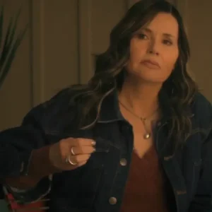 Geena Davis TV Series The Boroughs S01 Renee Joyce Denim Jacket For Women