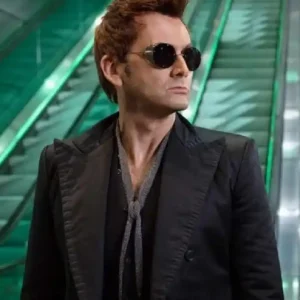 Good Omens Crowley Black Blazer