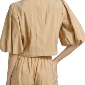 Joy Behar The View 2026 Beige Cropped Jacket For Women
