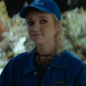 Julia Sarah Stone 2026 TV Series Off Campus S01 Jules Logan Blue Denim Jacket