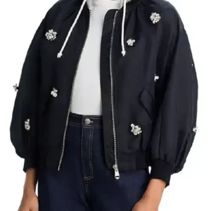 Kaitlin Olson 2026 TV Series Hacks S05 DJ Vance Black Hooded Bomber Jacket