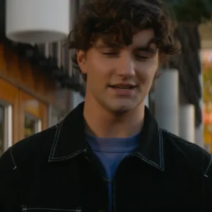 Khobe Clarke 2026 TV Series Off Campus S01 Beau Maxwell Black Denim Jacket