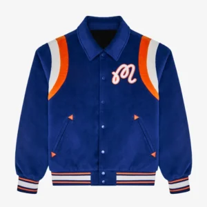 Knicks X Malbon The Garden Varsity Jacket